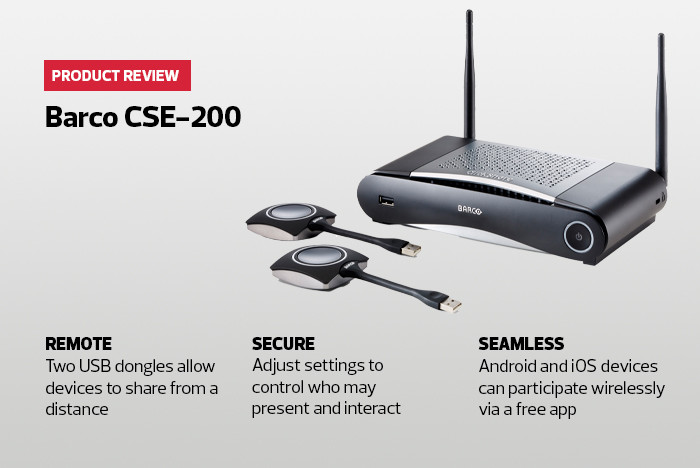 Review: Barco CSE-200 Wireless Presentation System Enables Easy  Collaboration | HealthTech Magazine